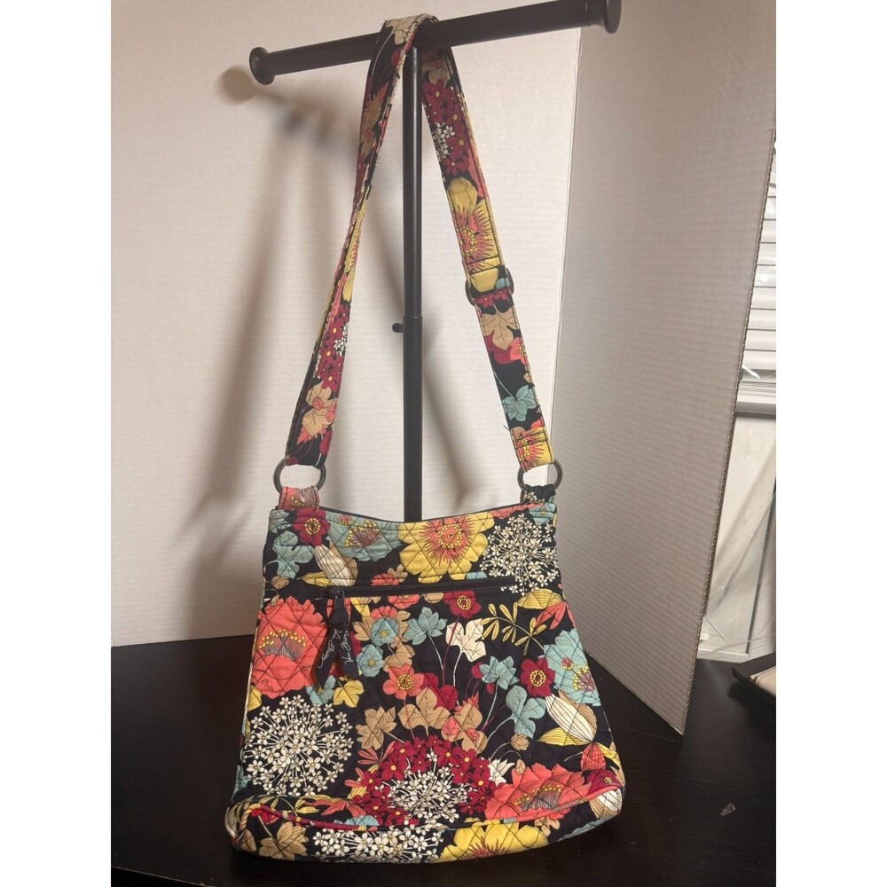 Vera Bradley Quilted Cotton Hipster Crossbody Bag - Happy Snails Retired Pattern